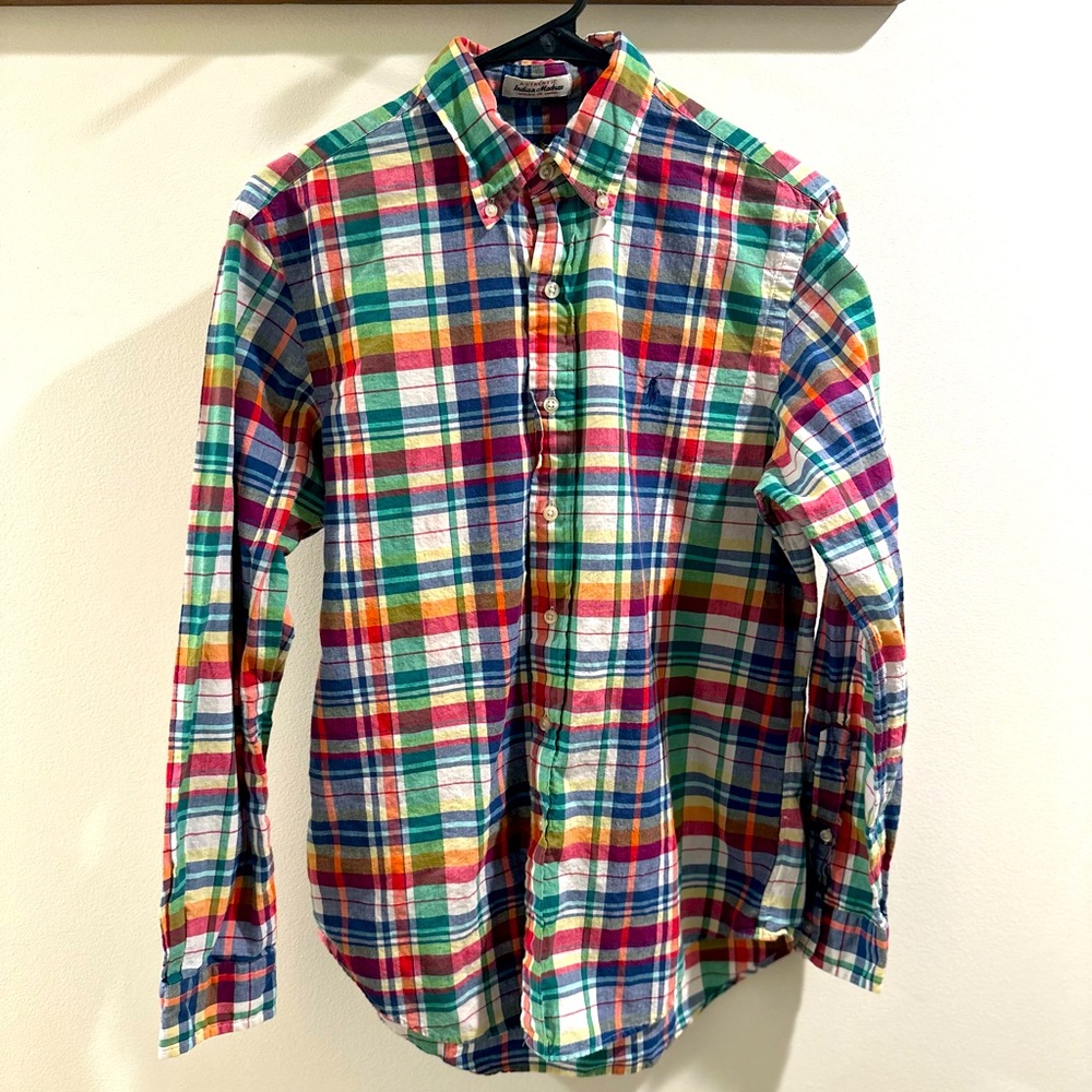 Men’s Polo Ralph Lauren Madras Dress Shirt